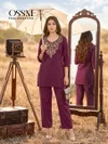 Sara Vol 2 By Ossm Dhabu Cotton Embroidery Co Ord Set 